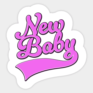 New Baby logo Sticker